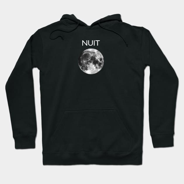 NIGHT and moon (Nuit et la lune) Hoodie by Blacklinesw9